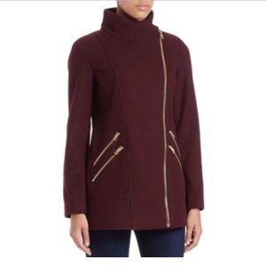 Guess Maroon Peacoat